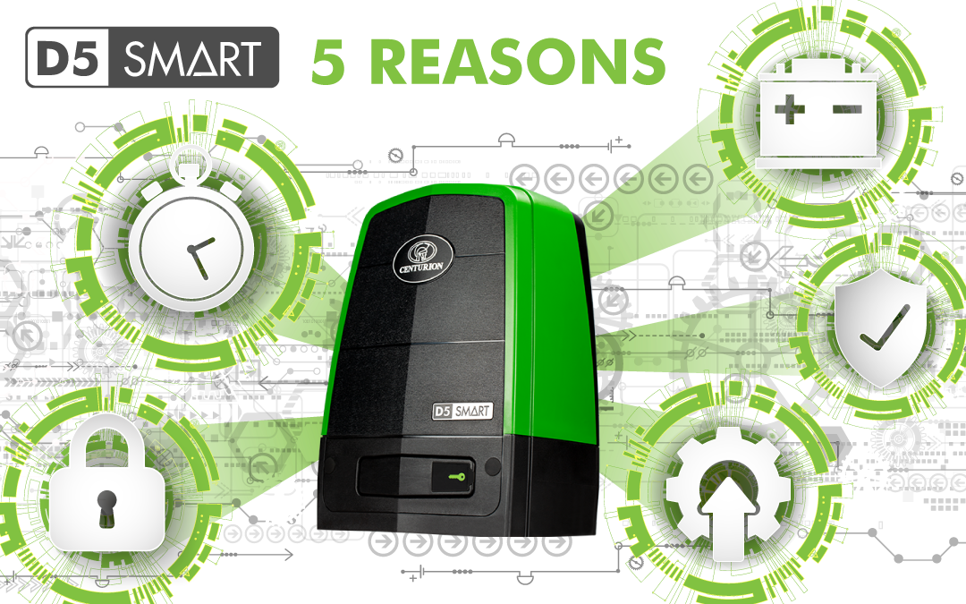 D5 SMART Sliding Gate Motor - Centurion Systems